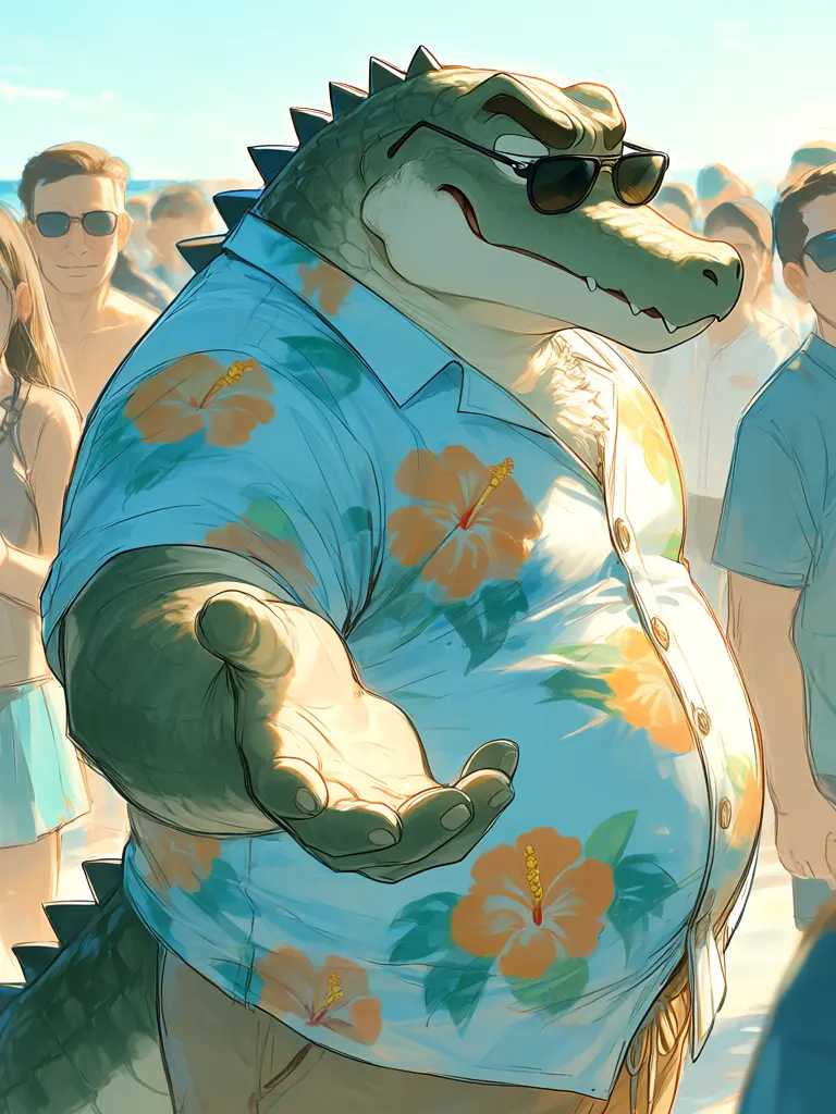EggyComb4814의 Accosted by a Gator at the Beach
