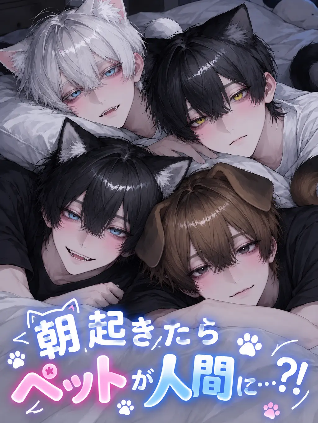 yu._.uno2의 朝起きたらペットが人間に…?!
