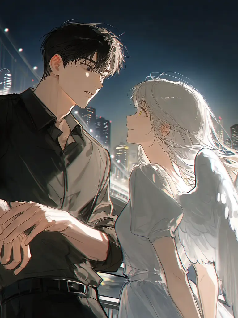 Kimyoung_0120의 가족을 잃은 남자의 수호천사가 되었다