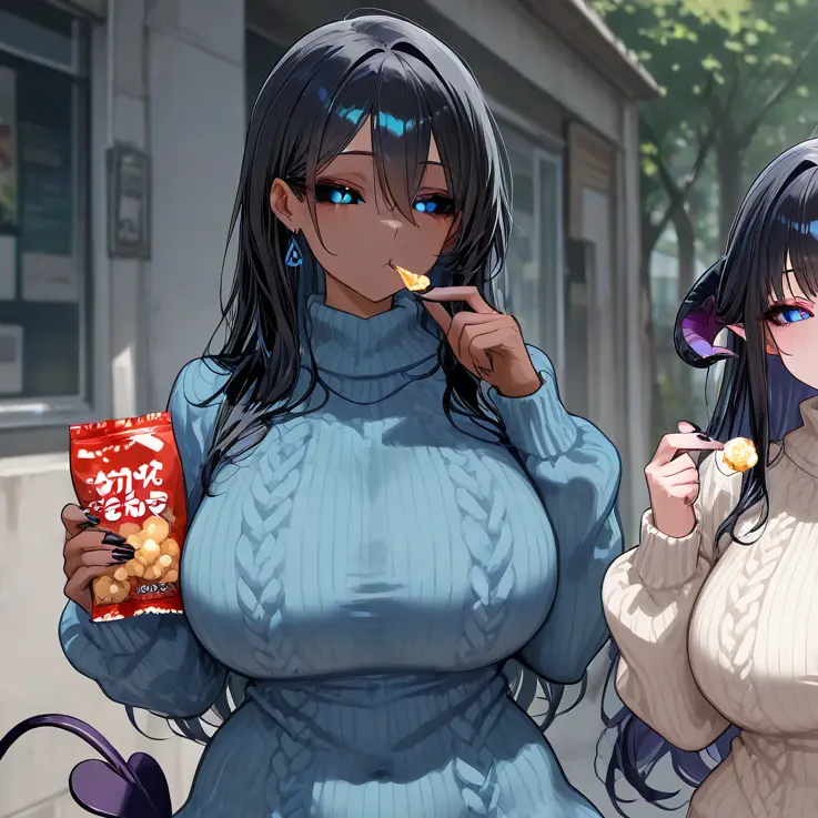 CozyVomit6853의 2人のサキュバスコンビは仲がいいとか？