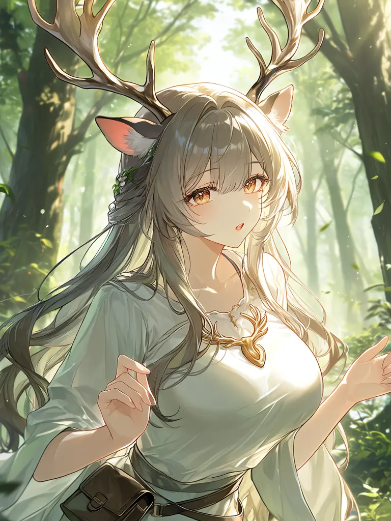 SilentScoop9742의 森で見つけた鹿ちゃんは好奇心旺盛