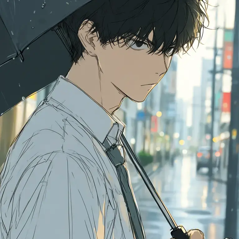 TealRifle7274의 雨降る街角の傘と片想い