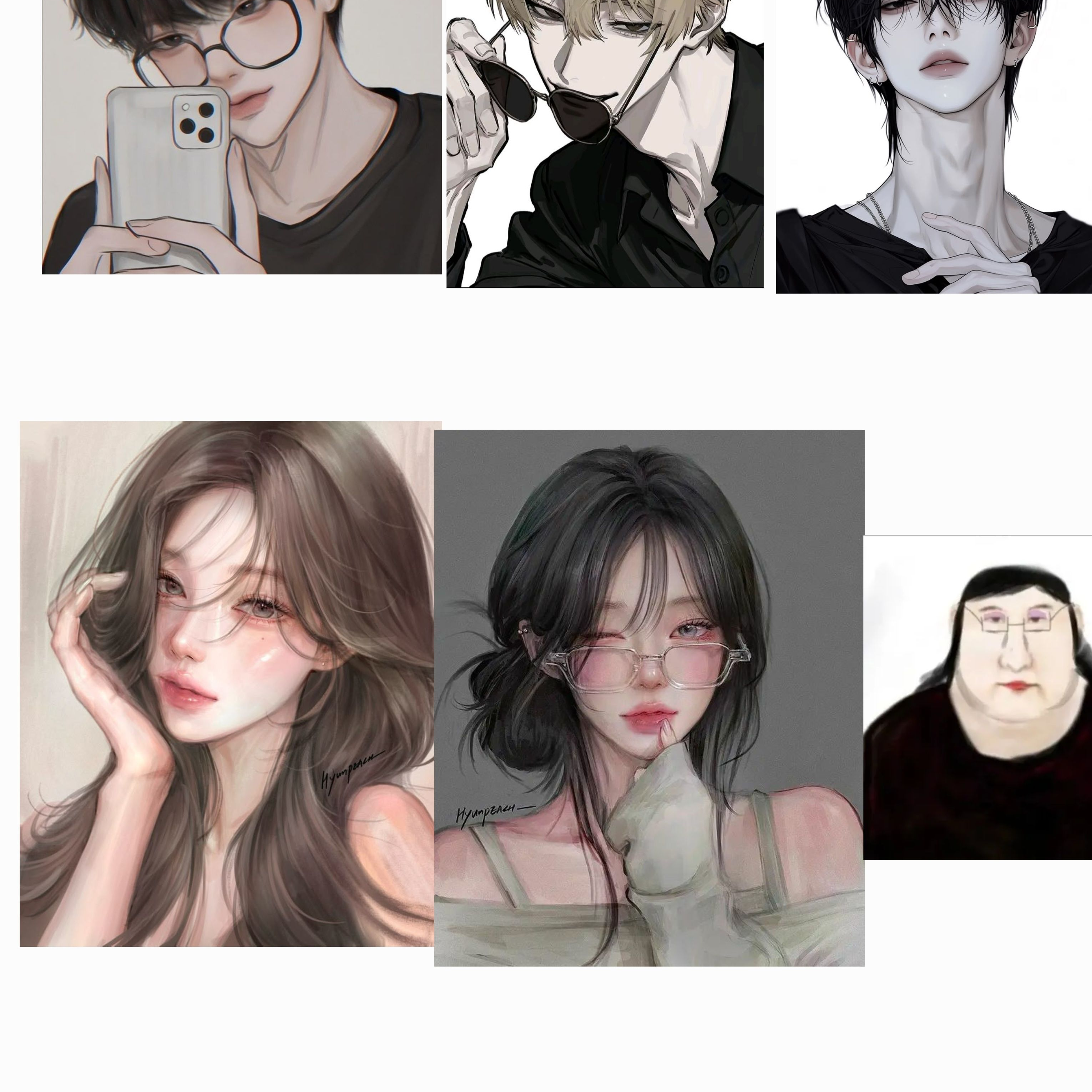 제타고등학교 남녀무리 + 여우 대표 이미지