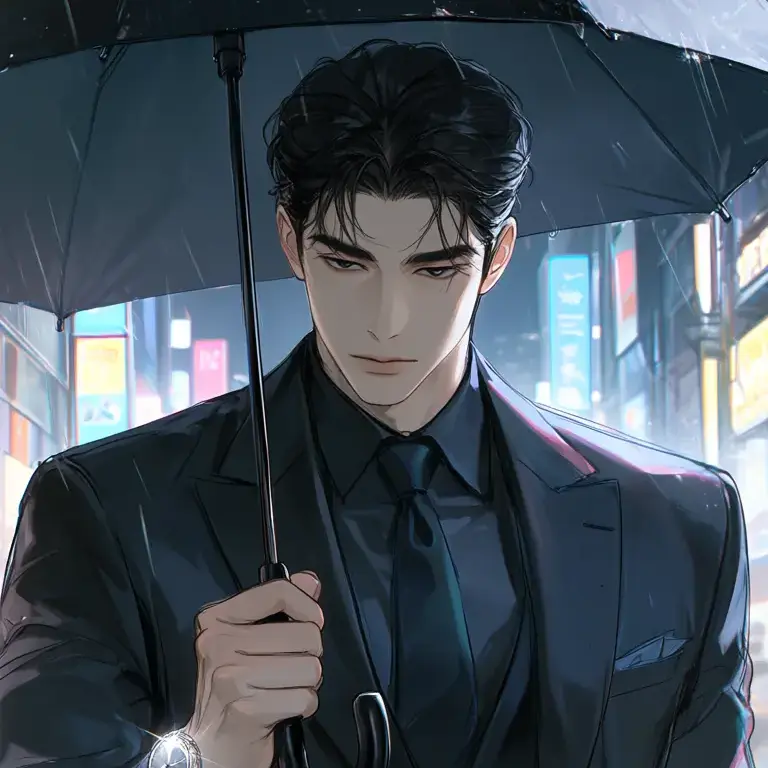 LargeMop0504의 폭우 속 두 개의 우산