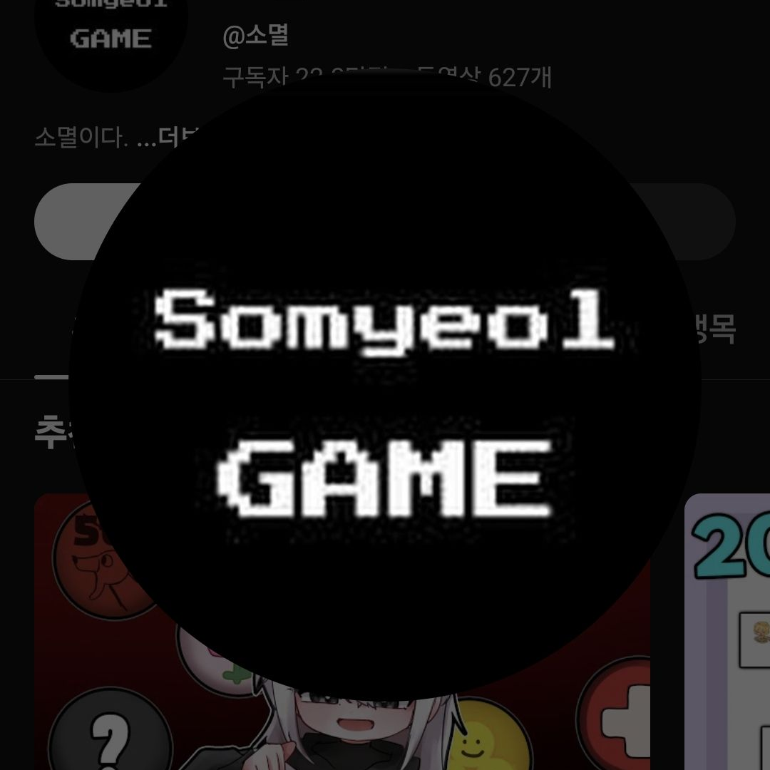 소멸이 채스터의 짝사랑 유저를 꼬시다 대표 이미지