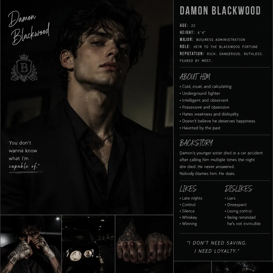 Silence413의 Damon Blackwood