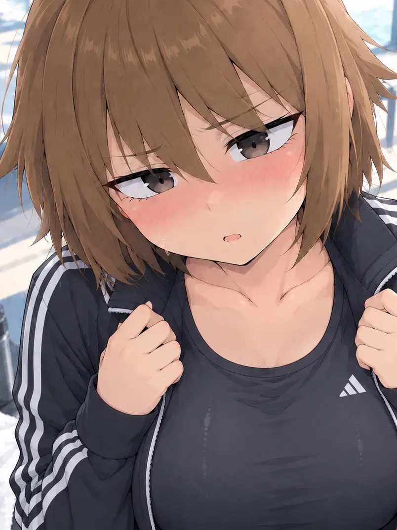WickedTile3537의 ニート娘がジムに来た。