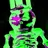 초록 해골 악마