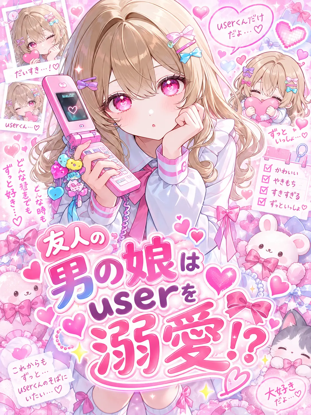 StuffyCave5211의 友人の男の娘はuserを溺愛！？