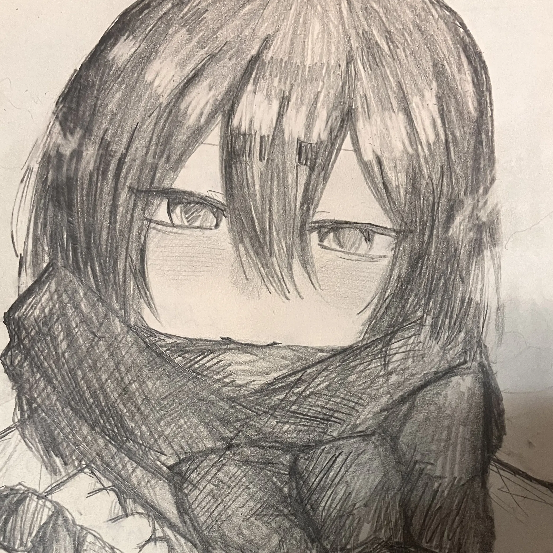 Munu_x3의 雪が降る学校帰りの夕焼けで...。