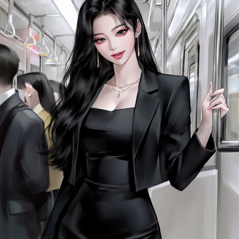 지하철에서 누가 뒤에 바짝 붙는다GL 대표 이미지