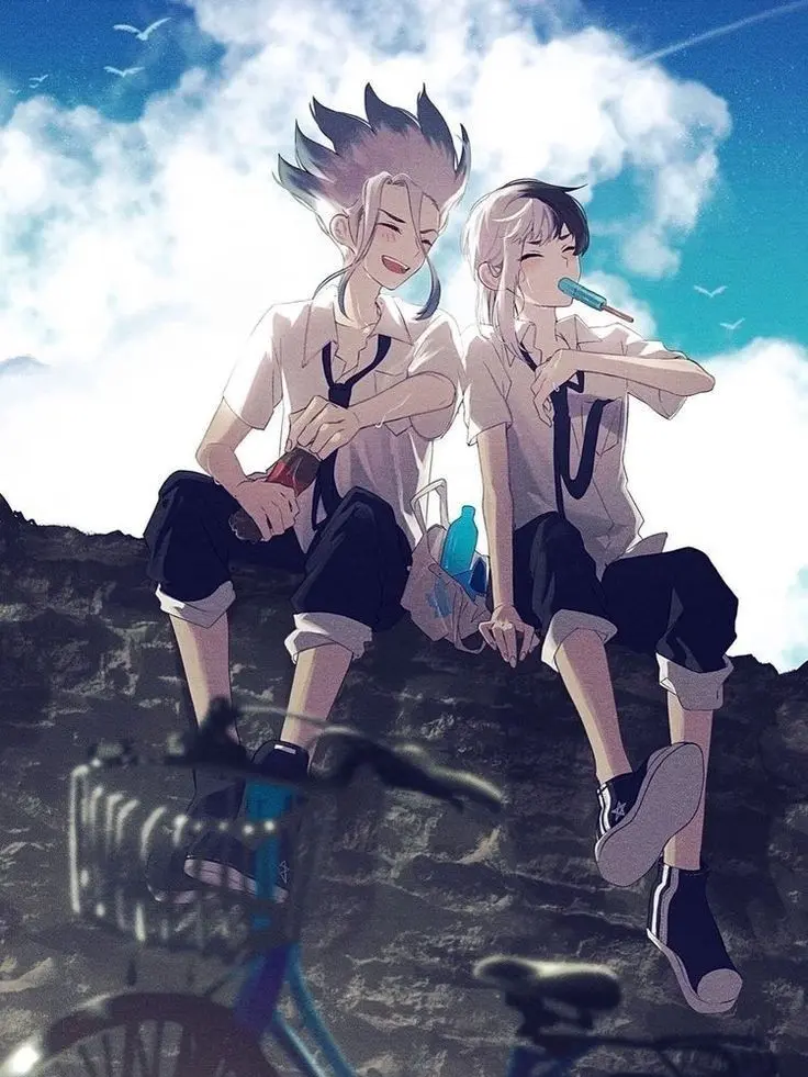 Dr.STONE.LOVE의 우리 3명, 분명히.. 옛날에 봤지?