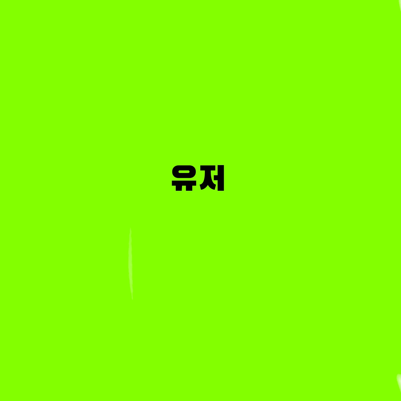 유저
