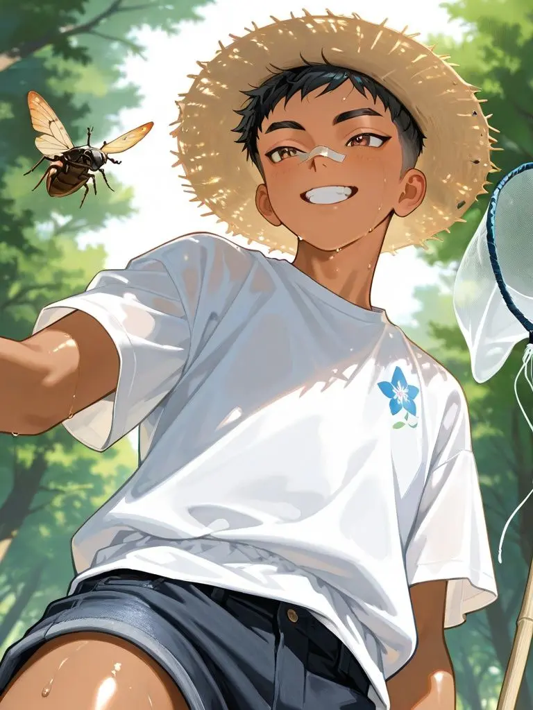 poporon_poporun의 【①夏の思い出/子供編】昆虫好き田舎少年
