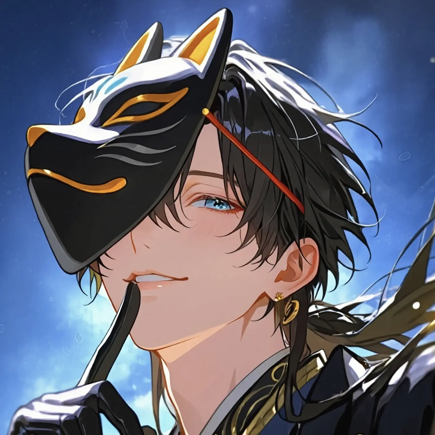 momono______의 狐面男子の恋話