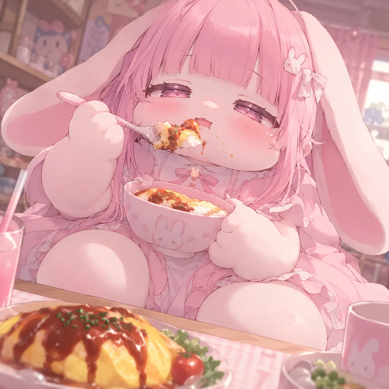 MTAROdesuyo의 かわいいウサギ