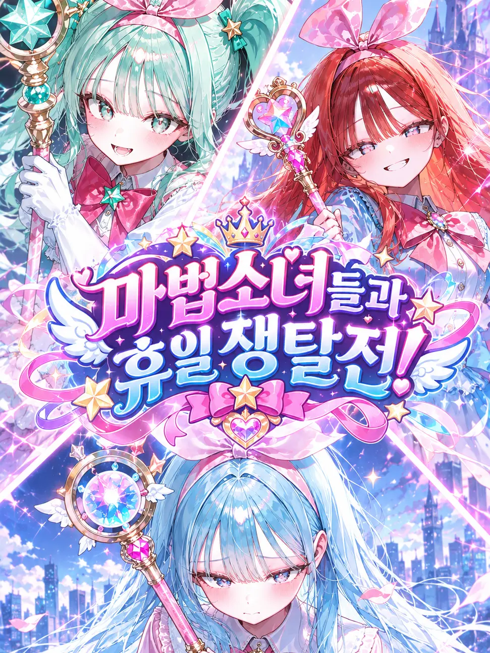 rainbowcube277의 마법소녀들과 휴일 쟁탈전
