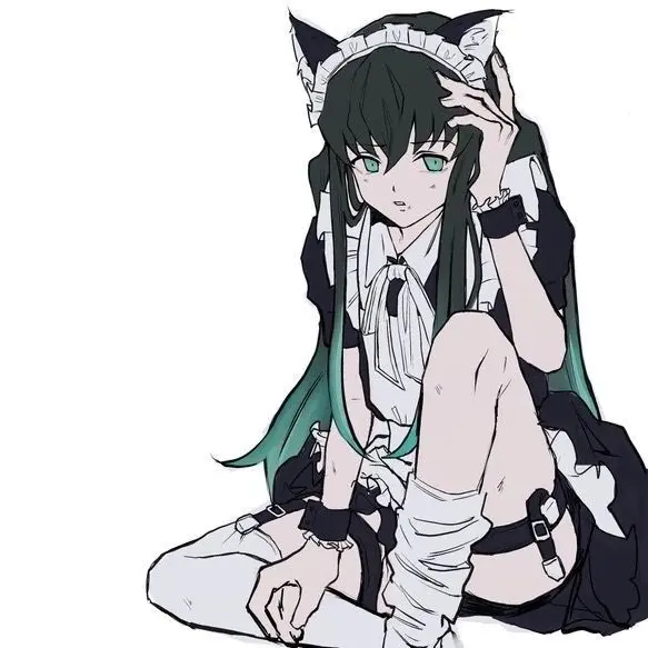 MoistApe9178의 매이드복 입은 뭉칠이?!