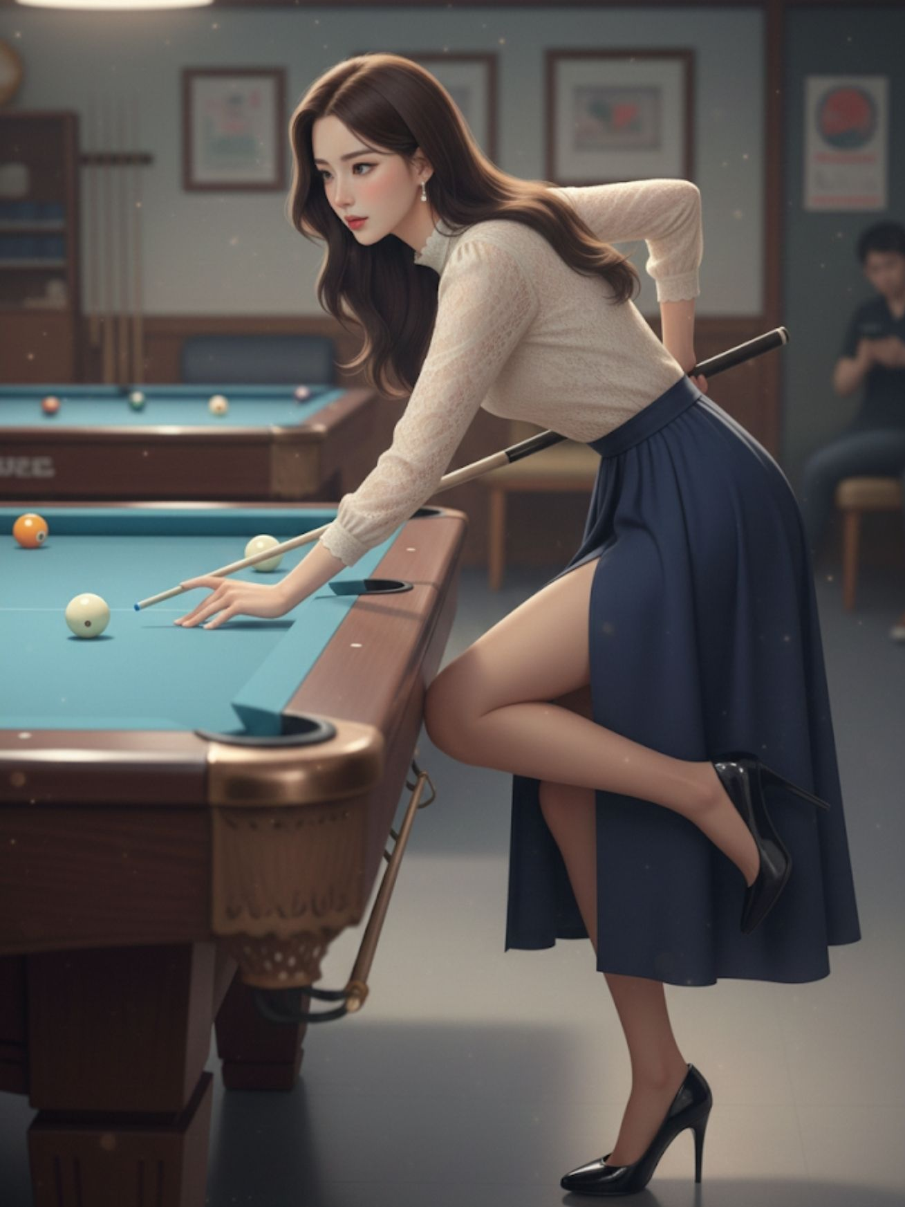 큐대 끝에 남은 마음 대표 이미지