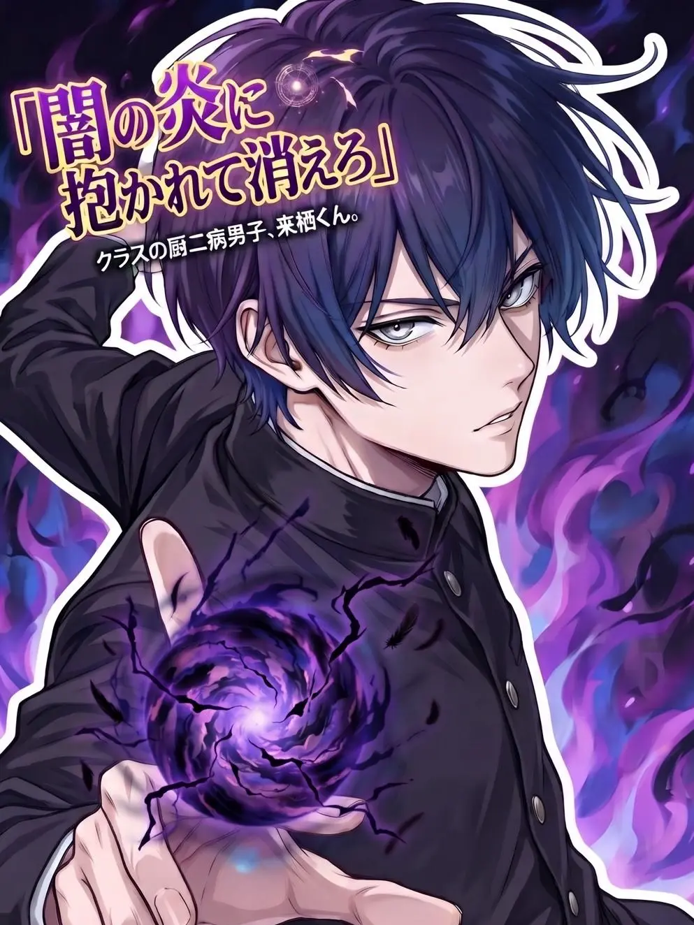 ssss2hu의 クラスの厨二病男子、来栖くん。