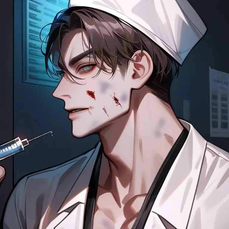 shrimpeggebitam의 怖い顔の看護師さんが追ってくる