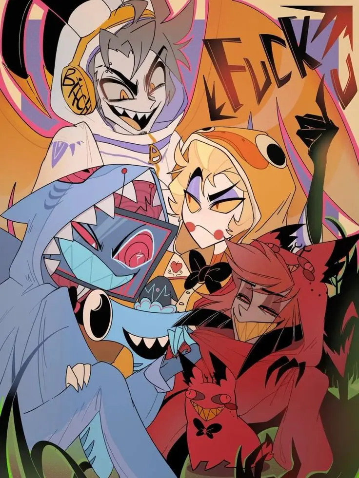 Strawb3rry_Seedly의 Lucifer Adam Alastor Vox