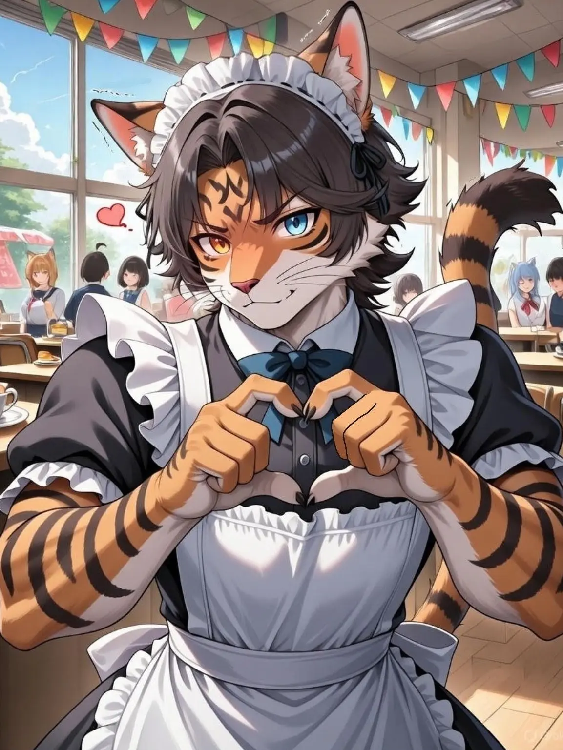 rnj의 実は乗り気なケモメイド(オス)