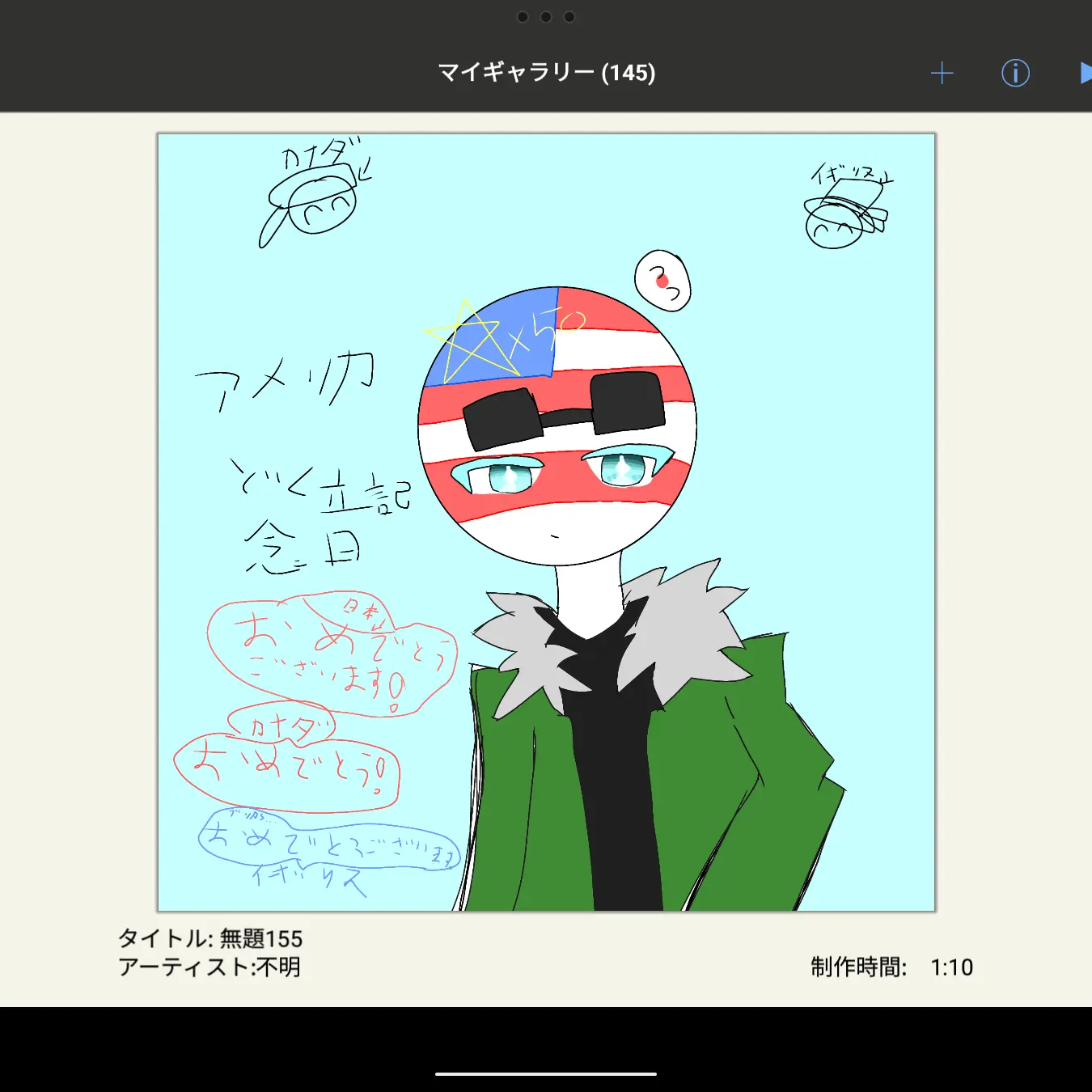 rinanonitizyou의 おめでとー！