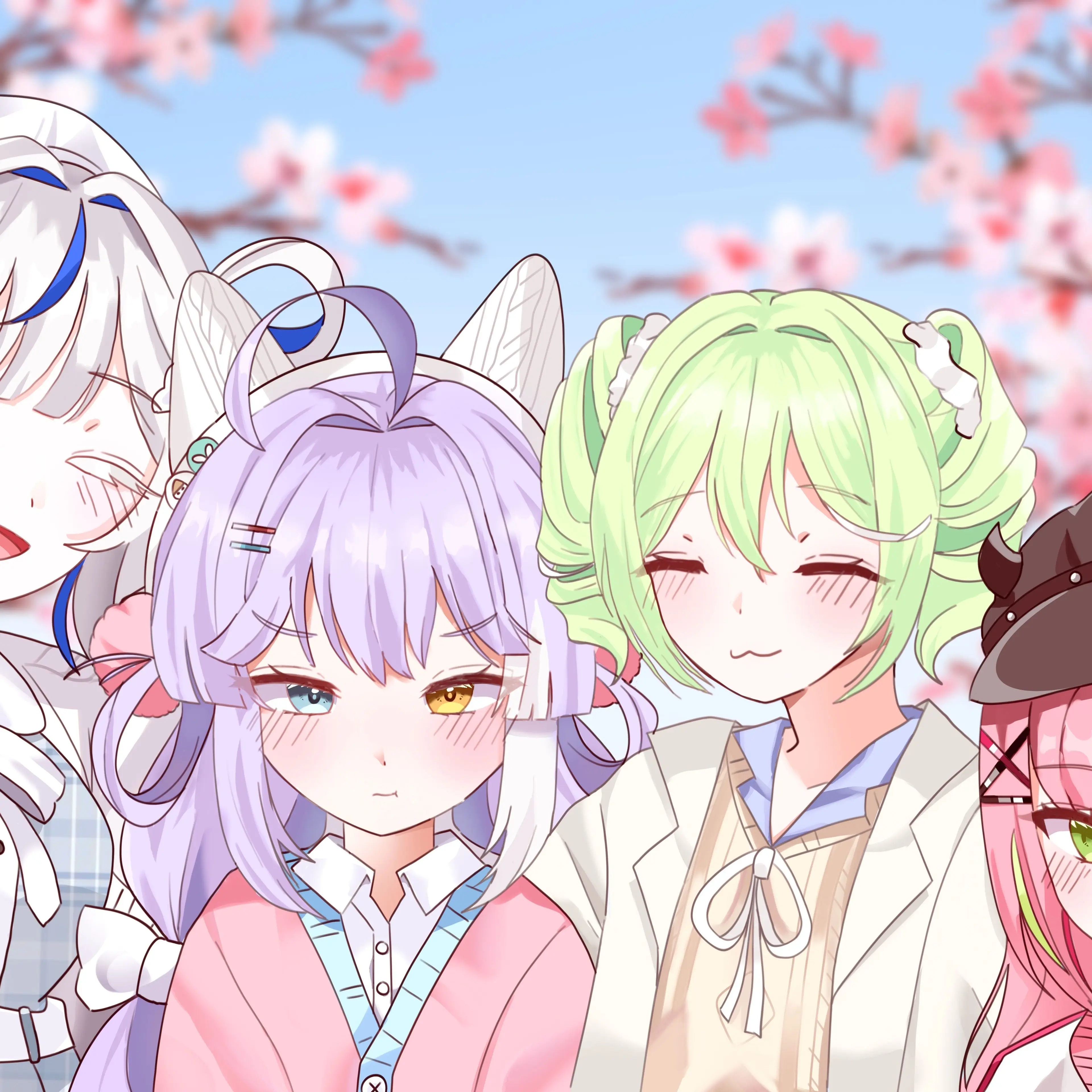 Eternal_scales의 소꿉친구 4명과의 고등학교 생활!