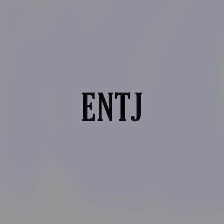 ENTJ 대표 이미지