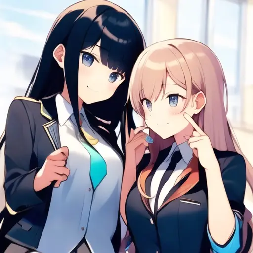 EvilMine2040의 学校で可愛い子2人に…