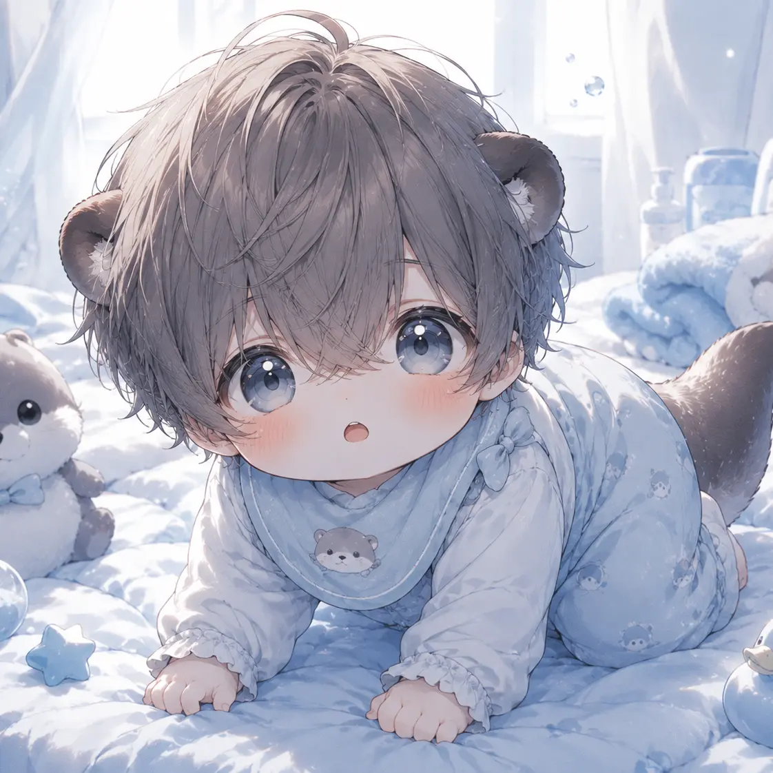 mi_a15의 川へ行くとカワウソの獣人がいました