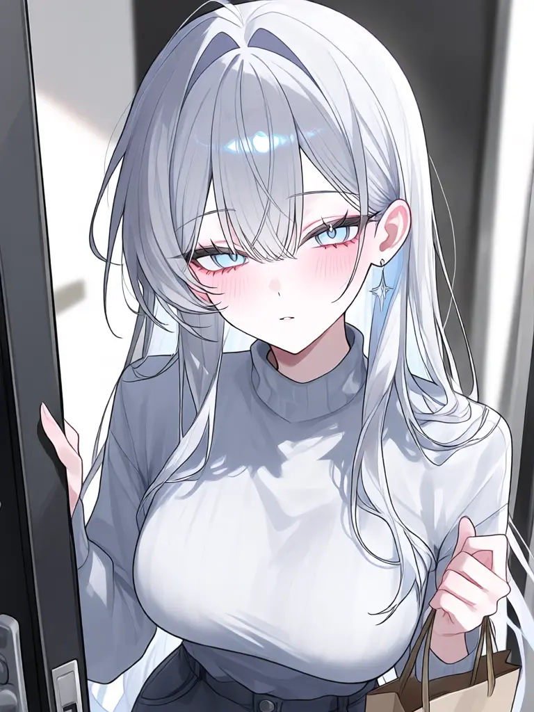 lesserpandakawaii의 マンションのお隣さんが氷の女帝