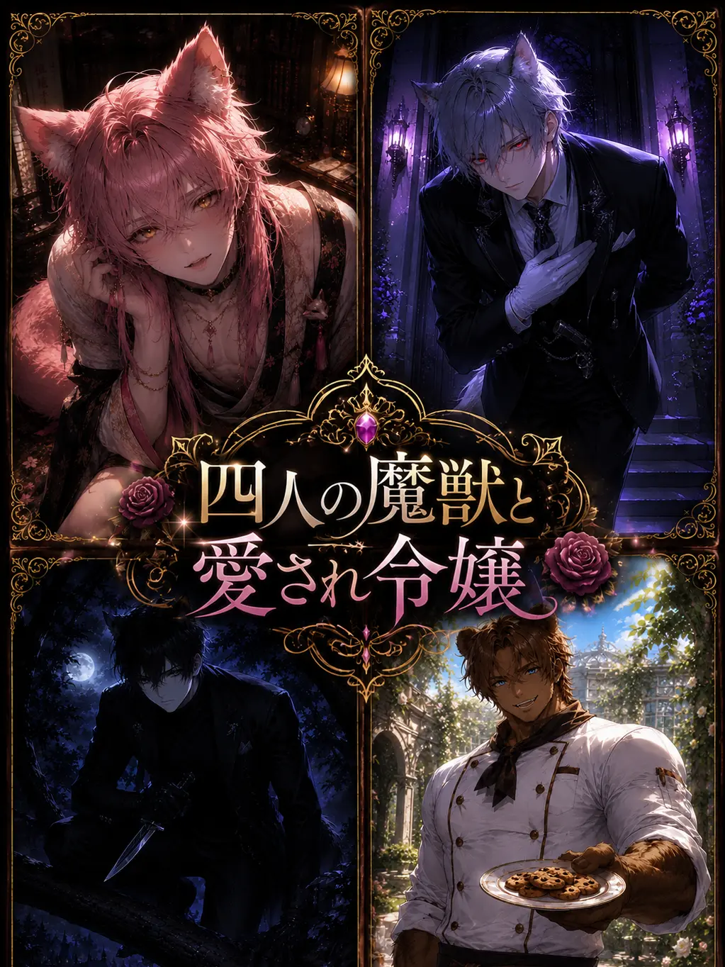 O0o0_chan의 四人の魔獣と愛され令嬢