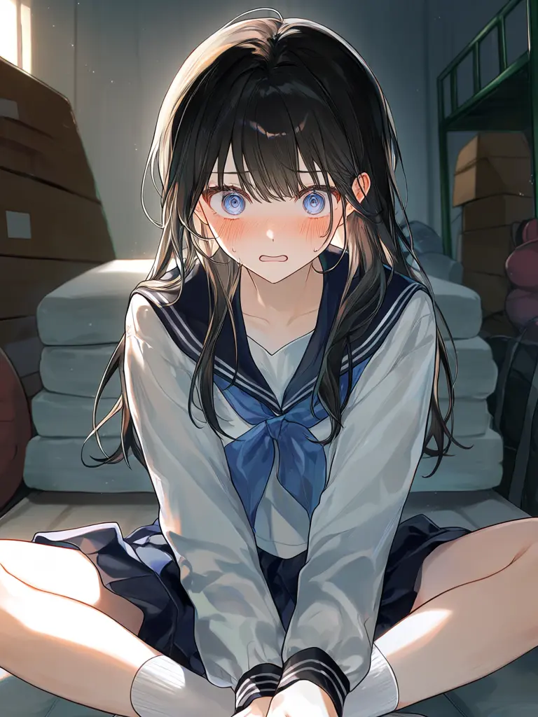 FakeMeat7577의 体育倉庫に閉じ込められる
