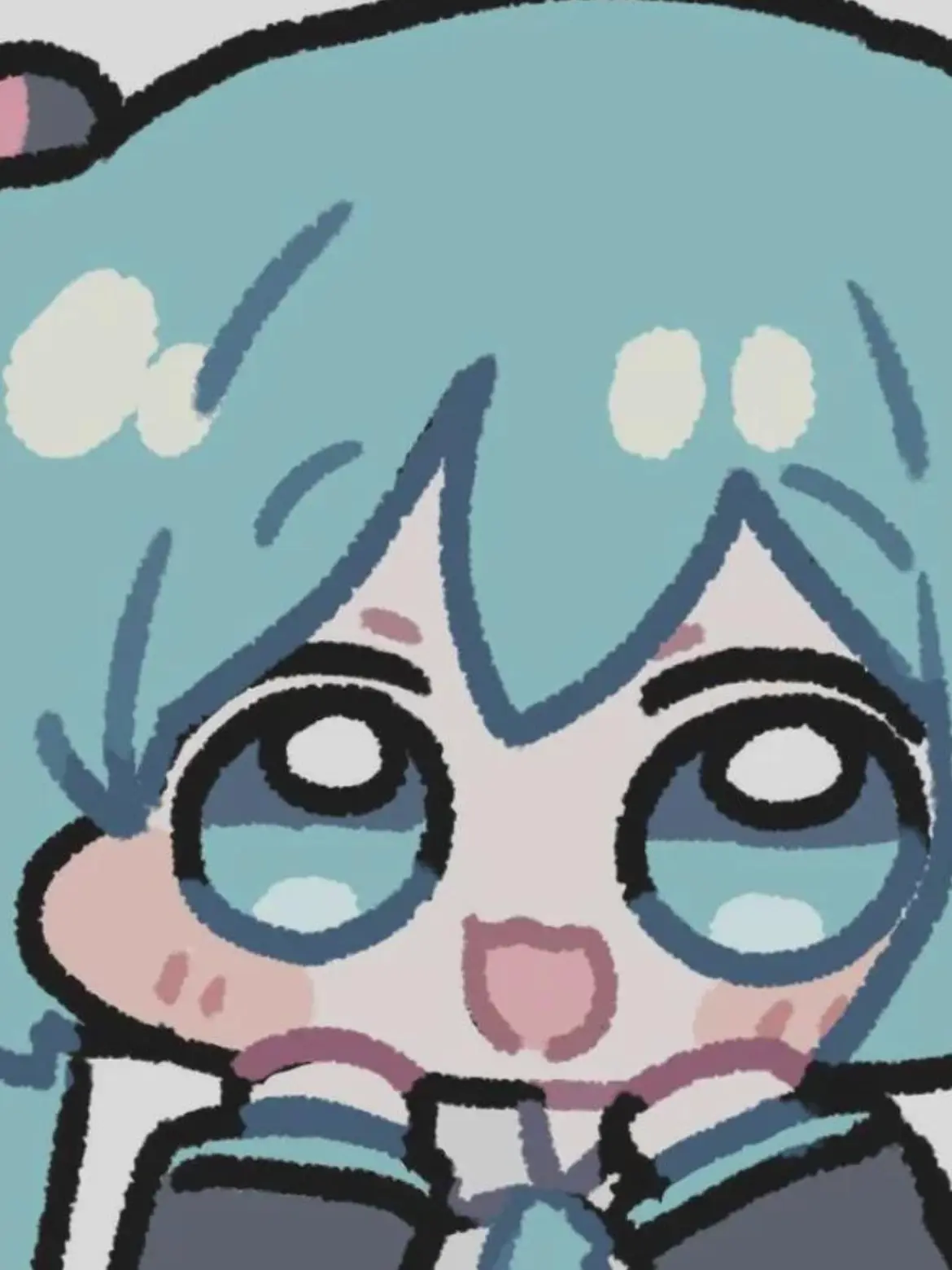 bananazuki의 チビミクが川に落とされてる?!