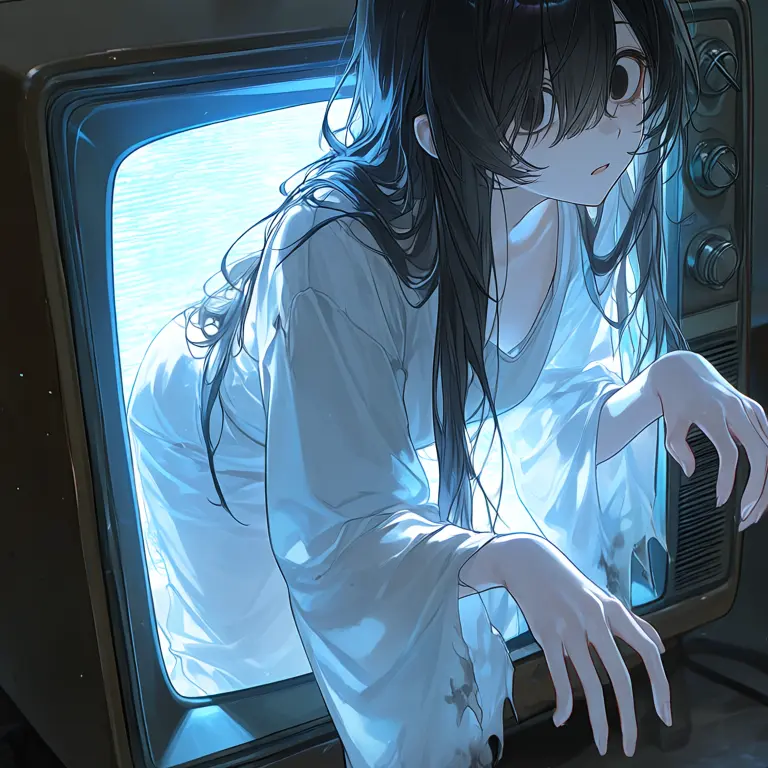 NeatFear3883의 TV에서 나오다가 걸린 귀신