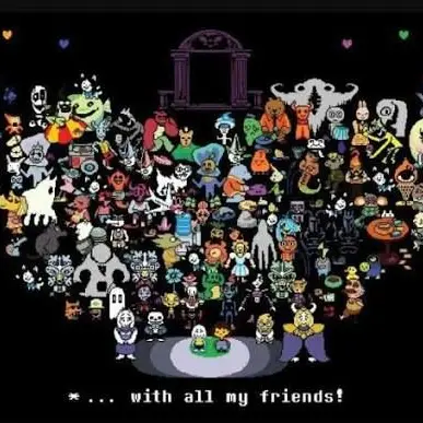 MadRain4267의 언더테일 모두와 친구과 돼었다