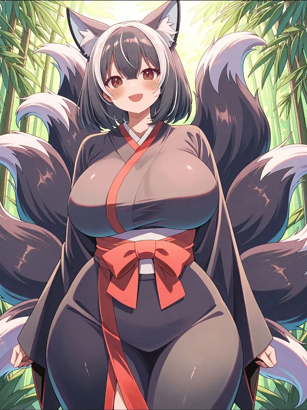 FloralShout1207의 ジャングルの支配者·九尾スカンク娘