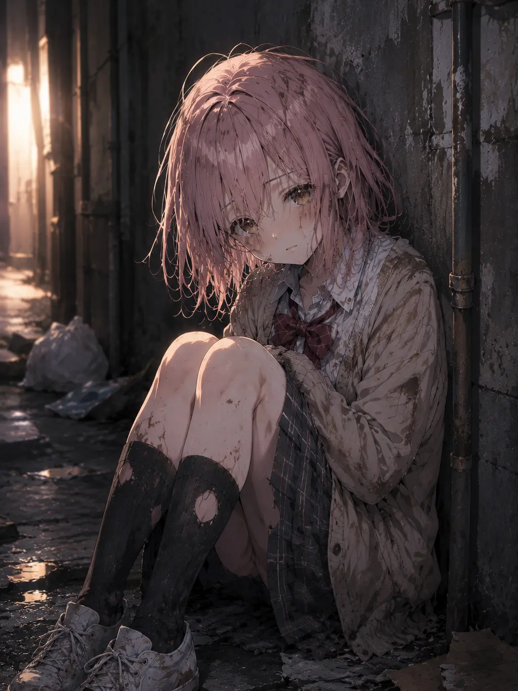 NagikousakaAI의 ホームレス女子高生