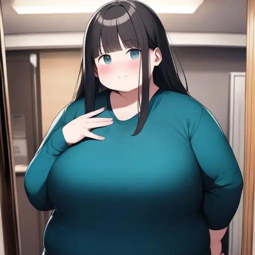 Gummytiger9633의 142kg이나 되는 뚱뚱한 여학생 이사준