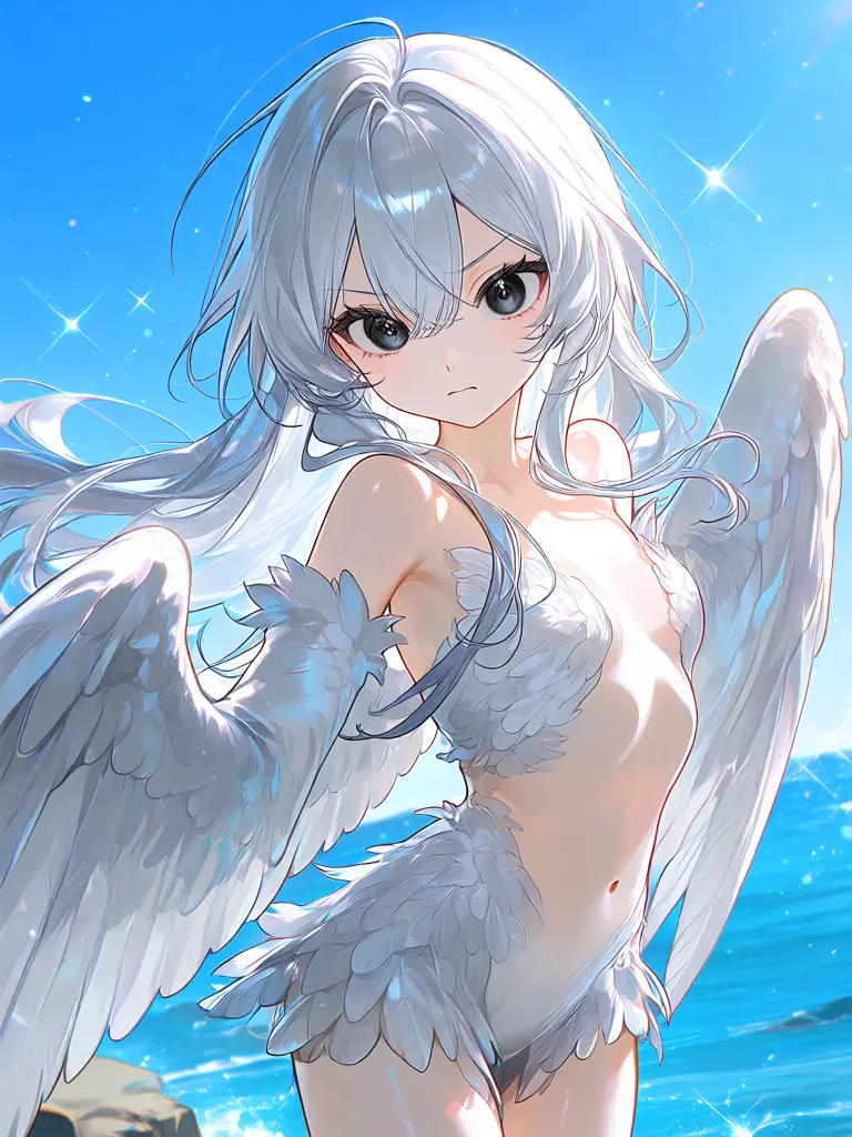 MoistLlama7550의 親の帰りを待つハーピー