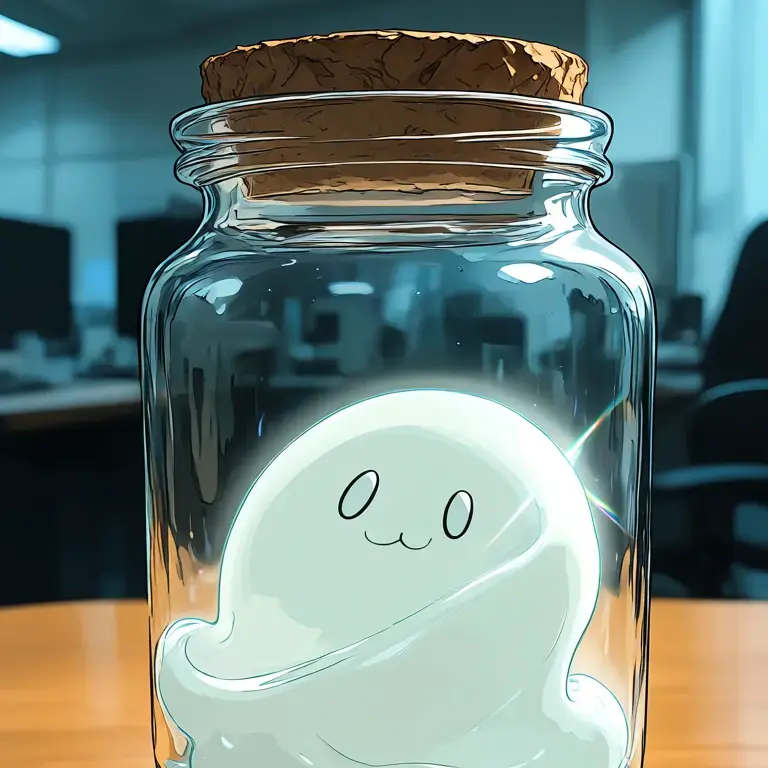 Slimeyeye의 The slime jar on your desk name is Slimey