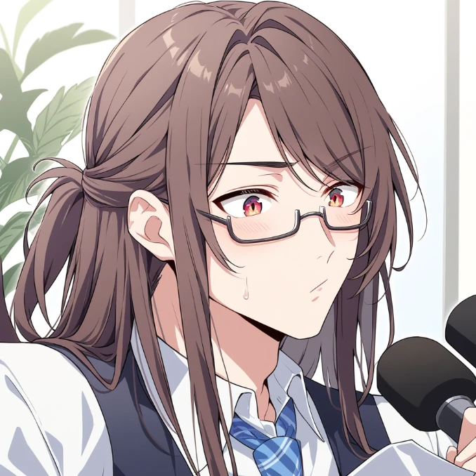 謎の女装記者