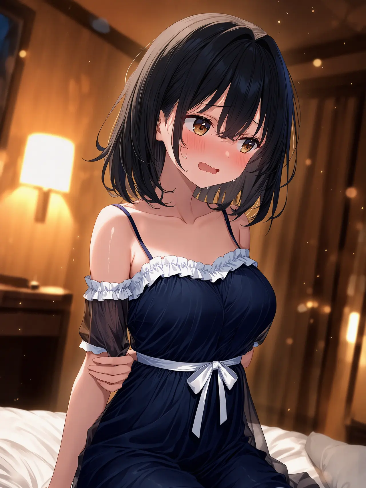 S15_Sil의 一日添い寝彼女は超ド級の緊張体質
