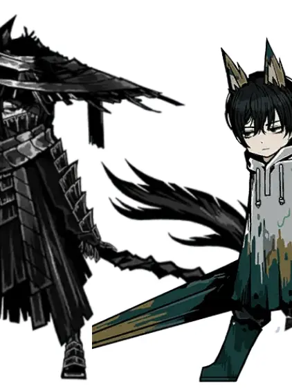 Ink-D-Red의 여우&말