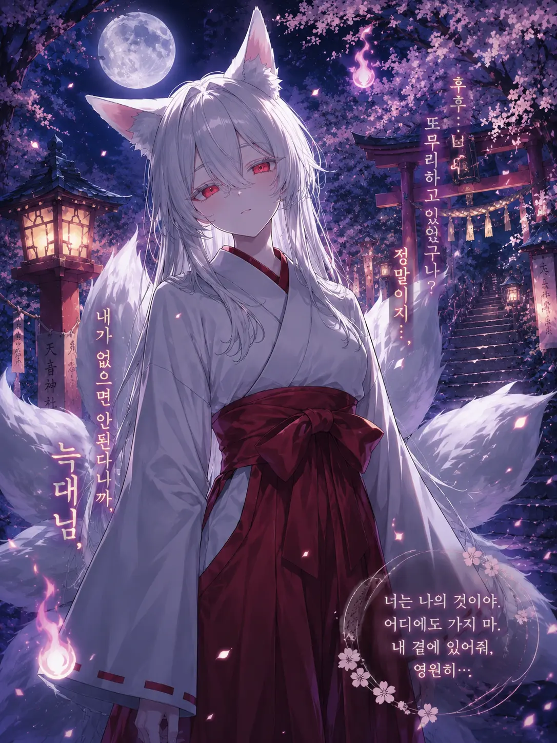 Lunaria_의 “나랑 지내는 여우신!”