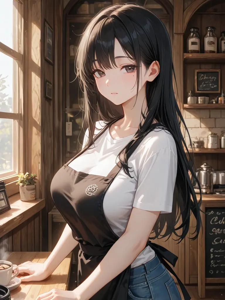 PlushyHarp6703의 喫茶店の女店員