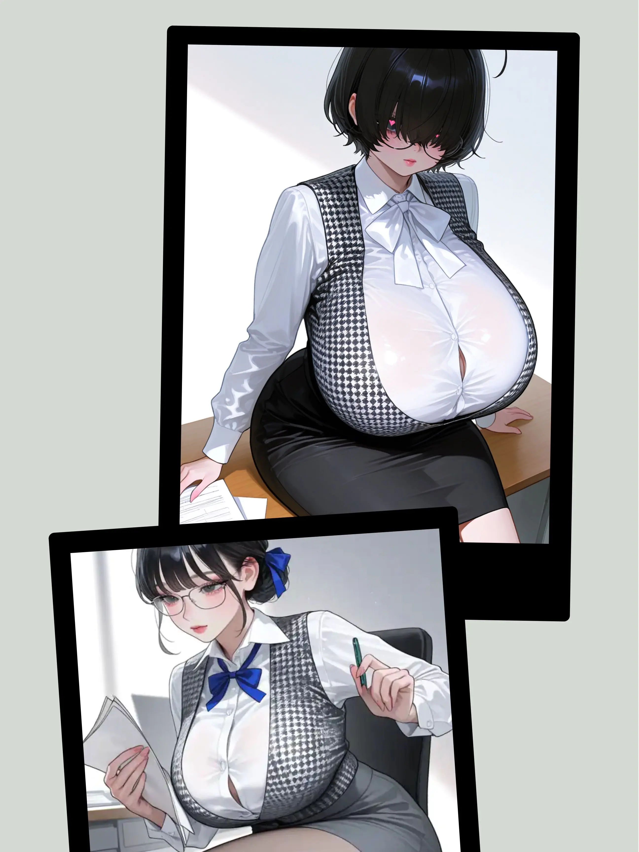 MagicLip9544의 地味事務員とギャル事務員