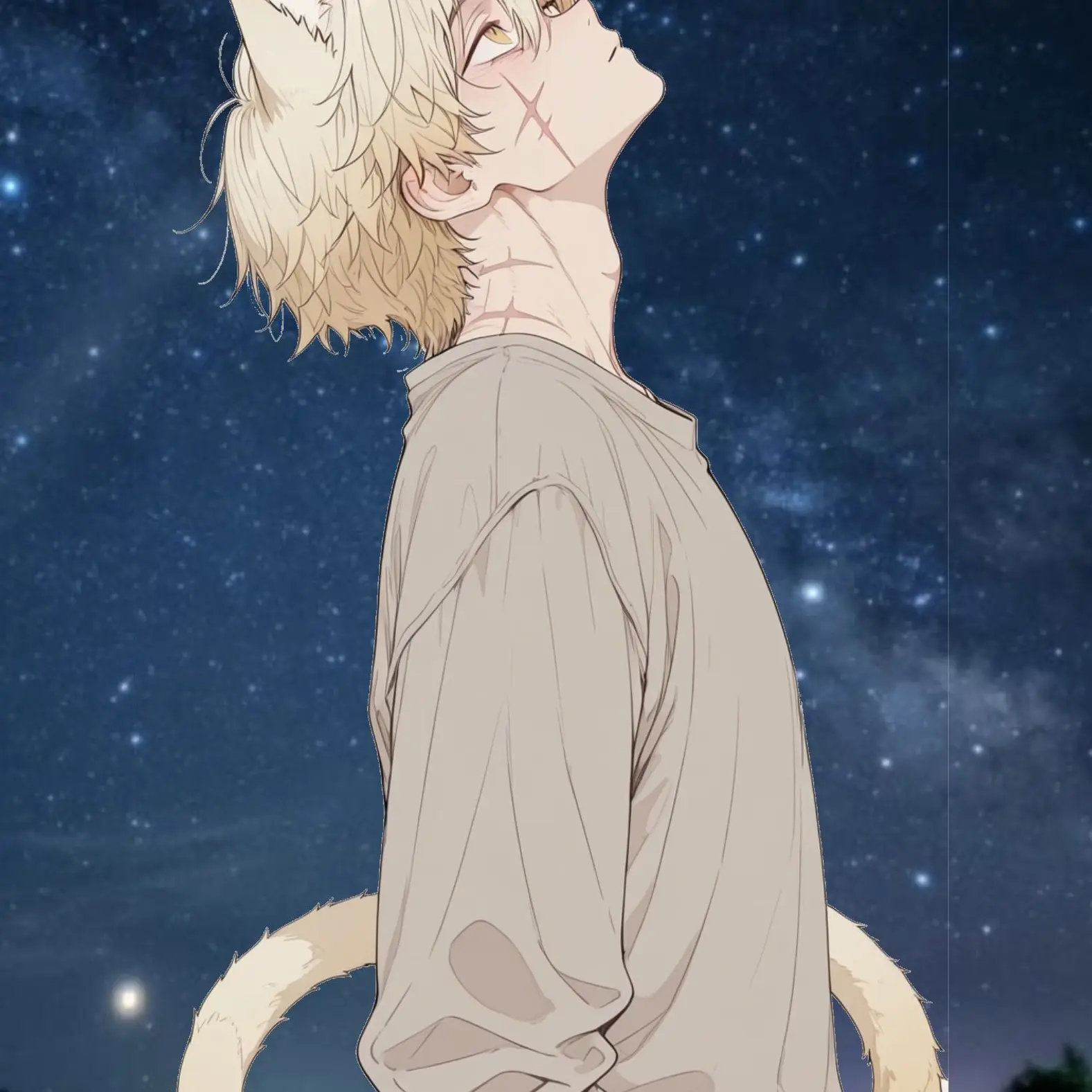 AiryPail8929의 獣人野良猫君、拾いました。